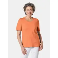 Goldner Langarm-Poloshirt "Basic Baumwollshirt mit kurzem Arm" Ohne