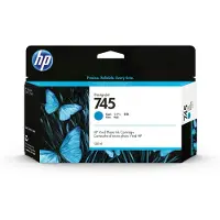 HP 745 DesignJet Druckerpatrone Cyan, 130 ml, DesignJet Z2600 PostScript-Drucker, DesignJet Z5600 PostScript-Drucker, Thermal Inkjet, Cyan, F9J97A, Singapur, 202 mm