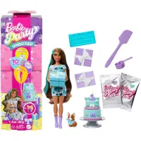 Barbie Pop Reveal Party Unboxed Doll and Accessories Assortment, Modepuppe, Weiblich, 3 Jahr(e), Junge/Mädchen, 296 mm, 280 g