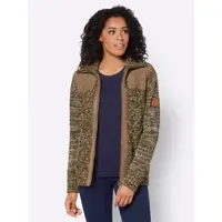 Witt Weiden Strickjacke in braun-meliert | Gr.: 50