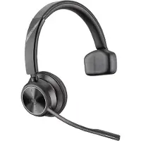 HP Poly Savi 7310 UC DECT 1880-1900 MHz Monaurales, für Microsoft Teams es Top, Kopfhörer, 120 g, Schwarz
