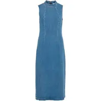 Vila Viwiona Midi Jeanskleid
