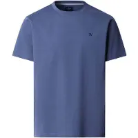 Hackett London für Herren. HM5000128 Logo T-Shirt blau (L), Lässig, Baumwolle, Kurzarm