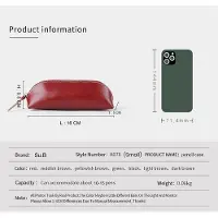 OEM Kunstleder Etui mit Gummibügel - Kugelschreiberhalter für 10-15 Stifte - Schminktäschchen Schwarz