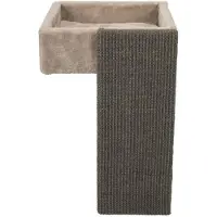OEM Katzenbett für Regale aus Plüsch und Sisal mit umkehrbarem Kissen, maschinenwaschbar
