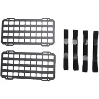 Gistuch 2 Stück Sonnenblende Molle Panel Organizer Werkzeug Holster Taschenhalter Zahnstange für Beutel Stifte Taschenlampen