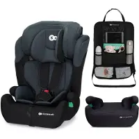Kinderkraft COMFORT UP i-Size Autokindersitz 76-150 cm R129 5-Punkt-Gurt EASY GROW belüftet schwarz mit Auto-Organizer