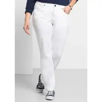 Sheego Stretch-Hose in weiß | Gr.: 46