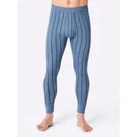 Witt Lange Unterhose, Herren, Gr. 8, 2 Stk., blau (marine, hellblau), 75% Baumwolle, 25% Polyester, Unterhosen Lange Unterhose