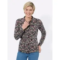 Witt Weiden Jersey-Bluse in marine-reseda-bedruckt | Gr.: 36