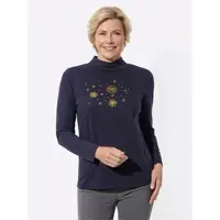 Witt Weiden Stehkragen-Shirt in marine | Gr.: 54