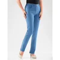 Classic Dog Bequeme Jeans CLASSIC, Damen, Gr. 22, Kurzgrößen, blau (blau, bleached), 78% Baumwolle, 20% Polyester, 2% Elasthan, unifarben, lang, Jeans Bequeme Jeans