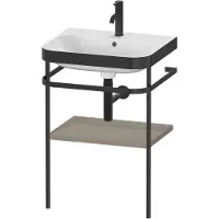 Duravit HP4735O9292 Metallk. mit Happy D.2 Plus bodenst.