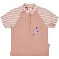 Sterntaler Badeanzug "Badeshirt kurzarm Seepferdchen", Kinder, Gr. 116, EURO, rosa (zartrosa), Badeanzüge Badeanzug