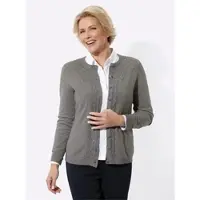 Witt Weiden Strickjacke in grau-meliert | Gr.: 46