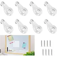 OEM Kunststoff-Spiegelhalter - Transparente Clips - 60 Stück - Helligkeit