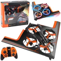 Wisam RC-ferngesteuerte Drohne, Quadcopter, LED-Beleuchtung, App