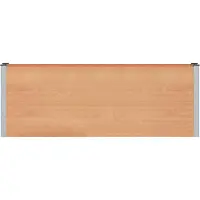 vidaXL Hochbeet Braun 200 x 30 x 72 cm WPC und Aluminium