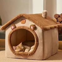 OEM Kleiner, abnehmbarer und wasbarer Katzenstuhl, Hundebox, Bank, Tierbett, für kleine und mittelgroße Katzen, Maß S 30*28*27 cm