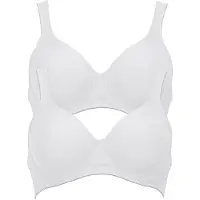 Anita Bügel-BH "Bügel BH Twin", Damen, Gr. 90, Cup B, weiß (weiß weiß), Obermaterial: 70% Polyamid PA. 30% Elasthan EL., BHs Bügel-BH