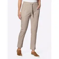 Casual Looks Cordhose , Damen, Gr. 50, Normalgrößen, beige (sesam), 100% Polyester, unifarben, Hosen Cordhose