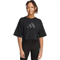 Adidas - Kid's Sport Icon Crop Tee - Funktionsshirt Gr 152 schwarz