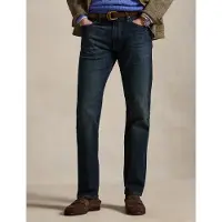 Ralph Lauren für Herren. 710982494001 Jeans Hampton Stretch Straight Fit blau (34/34), Lässig, Baumwolle, Denim