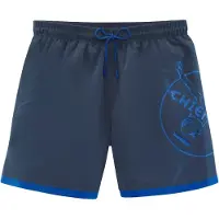 Chiemsee Badeshorts , Herren, Gr. XL (54/56), N-Gr, grau (dunkelblau), Recycling-Polyester, Badehosen Badeshorts, mit Logodruck