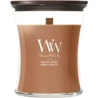 Woodwick Radiant Amber Duftkerze mit Holzdocht 275 g