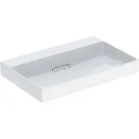 Geberit Waschtisch One 75cm, o. Hahnl. + ÜL, we. K-Tect/Bl weiß