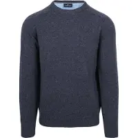 Steppin' Out Pullover Lammwolle Navy