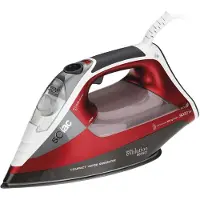 Solac CVG9611, Trocken- & Dampfbügeleisen, Antihaft-Platte, 200 g/min, Schwarz, Rot, Weiß, 3000 W