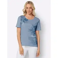 Sieh an! Shirt in bleu-bedruckt | Gr.: 44