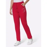 Sieh an! Freizeithose in rot | Gr.: 56