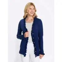 Sieh an! Strickjacke in royalblau | Gr.: 42