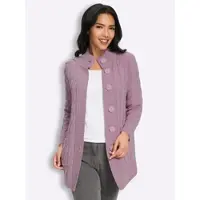 Sieh an! Strickjacke in mauve | Gr.: 52