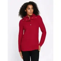 Sieh an! Troyer-Pullover in rot | Gr.: 46