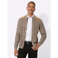 Sieh an! Strickjacke in schoko-meliert | Gr.: 48