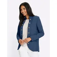 Sieh an! Shirtjacke in jeansblau | Gr.: 52