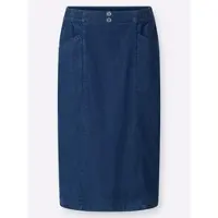 Sieh an! Jeans-Rock in blue-stone-washed | Gr.: 40