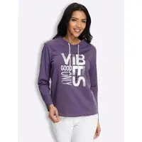 Sieh an! Langarmshirt CLASSIC BASICS "Shirt", Damen, Gr. 40, feige, 100% Baumwolle, unifarben, Shirts Langarmshirt
