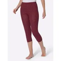 Sieh an! 7/8-Leggings in kirsche-schwarz-bedruckt | Gr.: 52