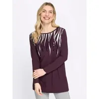 Sieh an! Longshirt in burgund | Gr.: 38