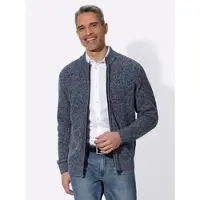 Classic Dog Sieh an! Strickjacke in marine-meliert | Gr.: 60