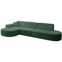 ALTDECOR Ecksofa in L-Form MARI-L2 - 328x171x79,5 cm Grün - Corner Sofa Bett Eckcouch Couch Wohnlandschaft Cauchsofa