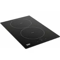 Beko HDMI 32400 DT, Schwarz, Integriert, 30 cm, Zonen-Induktionskochfeld, Glas, 2 Zone(n)