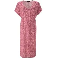 Aniston Plus Strandkleid in weiß-pink-flieder | Gr.: 52