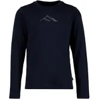 Stoic - Kid's Merino155 LaholmSt. Print L/S - Merinoshirt Gr 116 blau