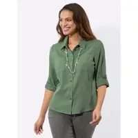 Casual Looks WITT WEIDEN Flanell-Bluse in eucalyptus | Gr.: 54