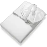 Setex wasserdichter Molton Matratzenschutz Fixspann 200 x 200 cm, Matratzenschoner aus 100% Baumwolle in weiß